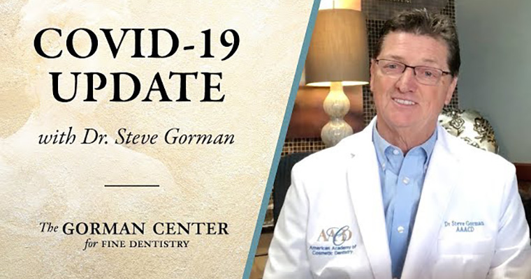 Dentist in North Oaks OPEN FOR EMERGENCIES | COVID-19 Update from Dr. Gorman